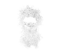 MOBUTOFU 1 Set Santa Beard Christmas Props Santa Dress up Props Beard Costume Cosplay Props Christmas Party Favors Santa Claus Supplies Santa Claus Cosplay Kit White Beard Santa Claus Beard