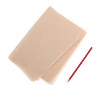 MOBUTOFU 10 Sheets Underglaze Transfers for Pottery, Precision Tracing Transfer Paper for Drawing and Polymer Clay Applications, High Fold Resistance Beige Paper for Beginners