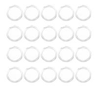MOBUTOFU 100pcs Coin Capsules Professional Coin Cases Plastic Convenient Holders for Medal and Storage Practical Gift for Collectors