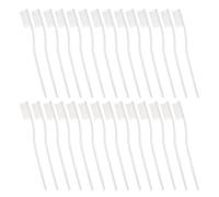 MOBUTOFU 100pcs Disposable Toothbrush for Travel and Overnight Stay Individually Wrapped Single Use Toothbrush for Hotel Guests Compact and Portable Plastic for Guest Rooms
