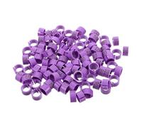 MOBUTOFU 100pcs Numbered Pigeon Leg Rings Clip Quail Foot Bands for Identification Weather Resistant Plastic Foot Rings for Poultry and Birds