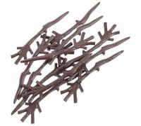 MOBUTOFU 100pcs Plastic Antler Snowman Hands Branches for DIY Christmas Decorations, Lightweight Snowman Hand Twigs Accessories Suitable for Decoration and Hotel Holiday Displays