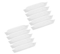 MOBUTOFU 10pcs Backup Camera Rain Cover for Reverse and Rear View Cameras, Abs Material with Moisture Resistance and Extreme Temperature Withstanding, Sleek White Design for Weather