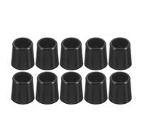 MOBUTOFU 10pcs Golf Club Seal Ferrule Golf Shaft Ferrules Impact Resistant Plastic Quick Installation Black for Hybrid Driver Club Maintenance and Rebuilding Project