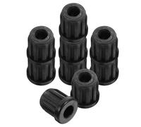 MOBUTOFU 10pcs Plastic Caster Socket Inserts Thick and Tough Sleeve Inserts Safe and Reliable Stem Sleeves for Office Chair Furniture Accessories