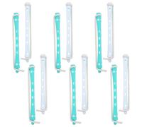 MOBUTOFU 12pcs Plastic Perm Rods Hair Rollers Portable Good Curling Effect Wavy Styling Tools for Travel Use and Home Women