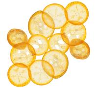 MOBUTOFU 12pcs Pressed Orange Slices Dried Fruit for DIY Crafts and Nail Art with Vivid Appearance and Shiny Textured Effect, Plant Material for Scrapbooking and Home Supplies