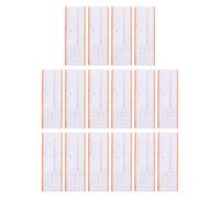 MOBUTOFU 16 Sheets Number Line Dry Erase Boards Double Sided Writable and Erasable Math White Boards for Students Supporting Addition and Subtraction Practice in Classroom and Home Tutoring