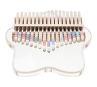 MOBUTOFU 17-key Acrylic Thumb Piano Kalimba and Melodious Sounds, Portable Finger Musical Instrument for Beginners and Music Enthusiasts, Crystal Design for Stylish Play