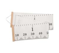 MOBUTOFU 1pc Home Canvas Boy Girl Height Measurement Ruler Simple Nordic Style Growth Chart for Boy Girl Wall Decor for Nurseries and Playrooms Easy to and Remove