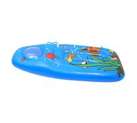 MOBUTOFU 1Pc Inflatable Surfboard Durable Floating Swimming Mat for Summer Fun Underwater World Design for Beach Pool Play
