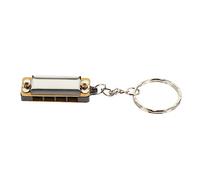 MOBUTOFU 1pc Keychain Pendant Harmonica Design Lanyard Keychains for Music Enthusiasts