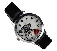 MOBUTOFU 1pc Skeleton Pattern Watch for Halloween Unisex Skull Wrist Watch Large Dial for Cosplay Parties and Festivals Accurate Movement Faux Band
