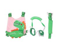 MOBUTOFU 1set Cartoon Design Girl Safety Strap Breathable Dinosaur Backpack for Outdoor Walking for Boys and Girls Independence and Safety