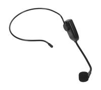 MOBUTOFU 1set Wireless Voice Amplifier with Headset Microphone Portable Rechargeable Megaphone for Teachers Teaching Speaking Classroom Black Long Battery Life Range Clear Audio