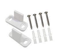 MOBUTOFU 2 Pcs Carbon Steel Barn Door Floor Guides Prevent Door Swinging Mounted on The Floor Hardware