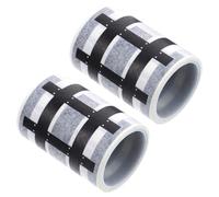 MOBUTOFU 2 Rolls Removable Paper Road Sticker Tape for DIY Traffic Track Scene Compact Design, Lightweight and Simple Style, to Create Instant Roads and Railway Play