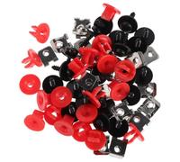 MOBUTOFU 20 Sets Engine Splash Shield Retainer Clips for Car Bumper and Undertray Cover, Stable Connection and Easy Installation Steel and Plastic Fasteners for Car Accessories Bumper