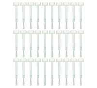 MOBUTOFU 200Pcs Dip Powder Nail Polish Replacement Brushes with Nylon Long Round Brush Head, Easy to Use Manicure Tool for Home DIY Nail Art and Gel Polish Application