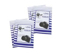 MOBUTOFU 200pcs Lens Cleaner Wipes Soft Non-Scratch Dry Cleaning Tissue for Camera Lens Glasses Microscope Screens Electronics Portable Phone Cleaning Wipes