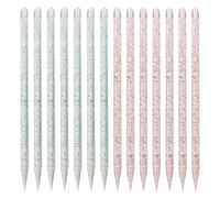 MOBUTOFU 200pcs Nail Art Pens with Dual-headed Dead Skin Pusher and Manicure Dotting Tool, Abs Material, Convenient to Carry for Travel and Outdoor Nail Manicure Use