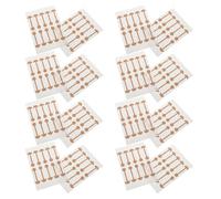 MOBUTOFU 200pcs Self Stick Nose Shaper Nose Contouring Patches Nostril Contouring Strips Dumbbell Shaped Soft Elastic Material Adjustable Comfortable Fit Beige for Everyday Vanity at Home