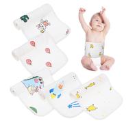 MOBUTOFU 20pcs Cotton Belly Bands Cute Animal Patterns Soft Navel Protective Belts for Newborns Keeps Tummy Warm Cozy for Boy Girl Comfort