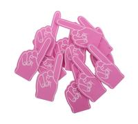 MOBUTOFU 24pcs Mini Foam Fingers for Sports Parties Lightweight EVA Cheer Foam Craft Accessories for Football Baseball Soccer Fans Team Spirit Celebration