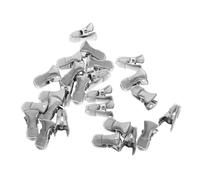MOBUTOFU 25 Pack Metal Hat Clips Mini Alligator Clips for Diy Projects Hat Retainer Storage Strap
