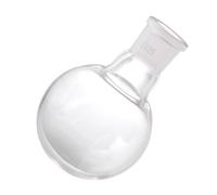 MOBUTOFU 250ml Single Neck round Bottom Boiling Flask Made of Borosilicate Glass for Organic Chemistry, Resistant to Fracturing under Vacuum, Evenly Distributes Stress, for Laboratory