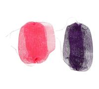 MOBUTOFU 2pcs African Body Net Shower Exfoliator Scrub Net Stretchable Polyester High Elasticity for Maintaining Shape Scrubbing Hard-to-reach Areas Suitable for Saunas and Baths