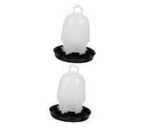 MOBUTOFU 2pcs Automatic Chicken Waterer and Poultry Feeder Water Bucket for Chickens and Quail for Busy Farmers Sturdy to Use Water Dispenser