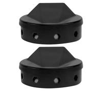 MOBUTOFU 2pcs Black Enamel Smoker Box 8cm Wood Chip Bbq Meat Smoking Tray for Outdoor Cooking and Grilling Accessories