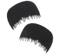 MOBUTOFU 2pcs Hairline Comb Barrier for Men and Women Plastic Hair Comb with Natural-looking Hairline and Easy to Carry Design for Hair Building Fibres