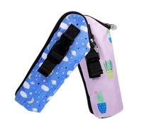 MOBUTOFU 2pcs Insulated Bottle Carrier Bags Stylish Bottle Holders for Travel Keeps Warm Fresh for Outdoor Use Patterns Sky Cactus