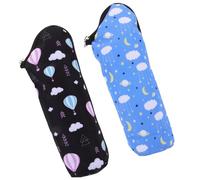 MOBUTOFU 2pcs Insulated Nursing Bottle Thermal Bags Multi-Functional Polyester Bottle Pouch Keep Warm for 3 to 4 Hours Assorted Colour for Outdoor and Everyday Lunch Bag Use