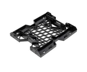 MOBUTOFU 2pcs Internal Hard Drive Mounting Bracket Kit 5.25 Inch to 2.5 Inch SSD with Shock-Absorbing Nails Abs Material Not Easy to Break Suitable for Computer Front Bay Adapter