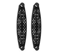MOBUTOFU 2Pcs Kids Trampoline Ladder Replacement Step, PP Black | Soft Edge Treatment, Universal Fit for Models, Easy Installation, Outdoor Play and Longterm Use