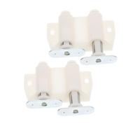 MOBUTOFU 2pcs Magnetic Push to Open Latch for Cabinet Doors Invisible Cabinet Closer Automatic Rebounding for Kitchen