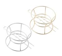 MOBUTOFU 2pcs Metal Hair Pins Circle Hair Clip Comfortable without Hurting Keep in Place Assorted Color Women Accessories for Wedding Meeting