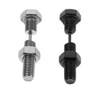 MOBUTOFU 2pcs Screw Bolt Ear Cool Earrings Gothic Screw Earrings Piercing Jewelry for Men Women Surgical Steel