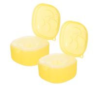 MOBUTOFU 2pcs Travel Pacifier Holder Case Pacifier Holder Months Newborn Dummies Bibs Box Compact Storage