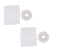 MOBUTOFU 2pcs White Polyester Fly Screen Netting for Windows with Strong Sticky Tape and Tiny Hole Mesh, Easy DIY Installation, for Living Room or Reading Room, Mosquito Window Net