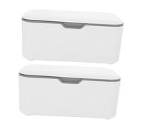 MOBUTOFU 2pcs Wipe Dispenser Nursery Refillable Baby Wipe Container Pp Material Easy to Clean Travel Storage Box for Dining Tables
