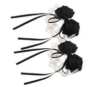 MOBUTOFU 2pcs Women Hair Clips Big Bow Hair Accessories for Girls for Women Long Tail Perfect for Wedding