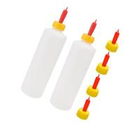 MOBUTOFU 2sets Multifunctional Small Animal Milk Bottles Sturdy Farm Lamb Feeder Easy to Clean Nursing Bottle