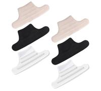 MOBUTOFU 3 Pairs Heel Cushions for Women Prevent Heel Slipping and Bridging Shoe Crack Soft Gel and Fluff Material Comfortable and Boots