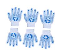 MOBUTOFU 3 Pairs Labor Protection Gloves Polyester Cotton Gardening Hand Protectors for Boys Ages Practical Unisex Work Gloves