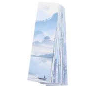 MOBUTOFU 30pcs Paper Bookmarks Chinese Style Decorative Reading Book Marks for Students and Teachers, Vintage Design, Easy to Carry, Not Easy to Deform, for Office and Birthday
