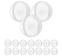 MOBUTOFU 30pcs Rattle Inserts Clear Plastic Bells Balls for Doll Crafting Materials Pet Noise Maker Enhancing Auditory Development and DIY Creativity